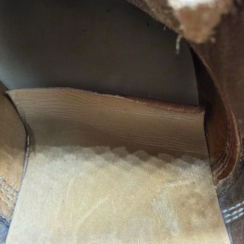 Viberg x Mr Porter Boondocker Service Boots Men's 8.5 Tan Roughout Suede